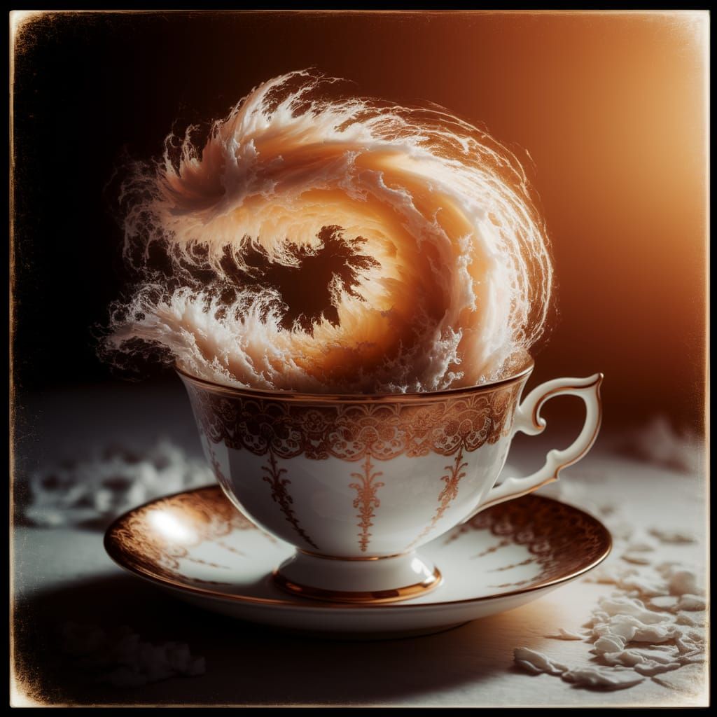 Tempest in a Teacup: Miniature World in Turmoil