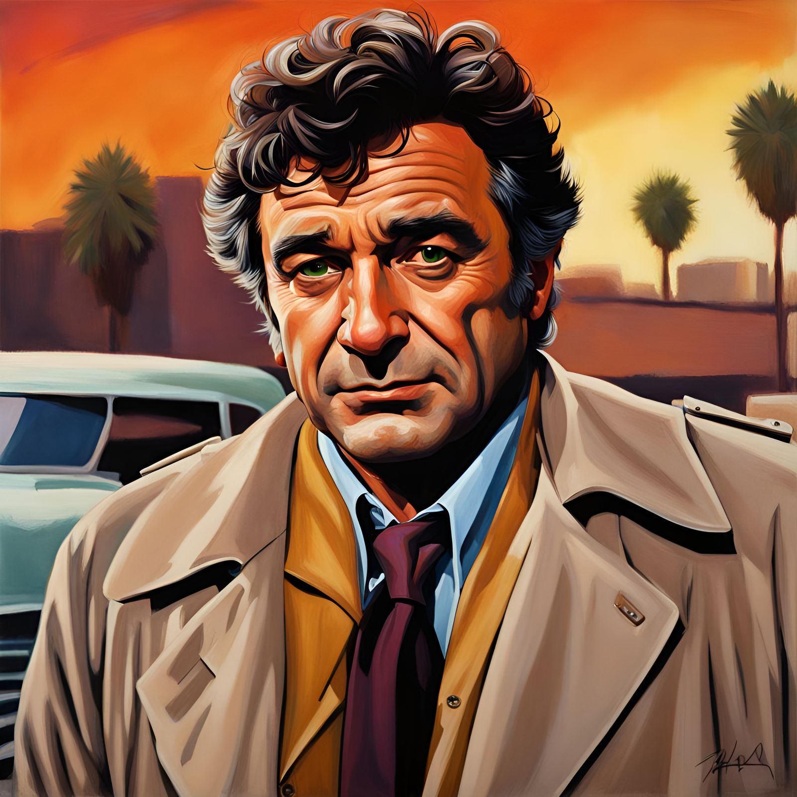 Peter Falk as Lieutenant Columbo