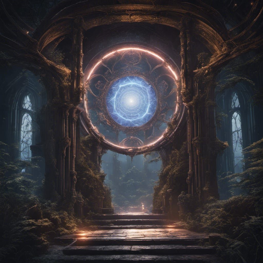 Infinite Portals: Dark Fantasy Concept Art