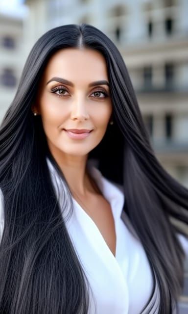 Portrait of a Pretty Teacher Lady in Office Suit