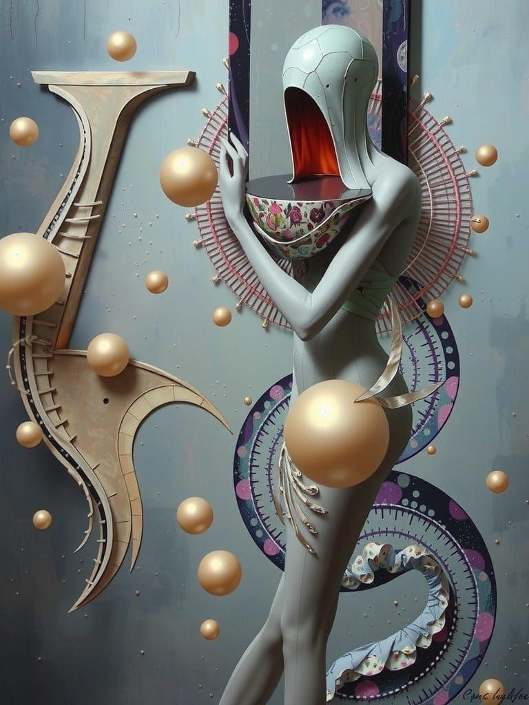 I see bright colorful shadows torn from the fabric of univer...