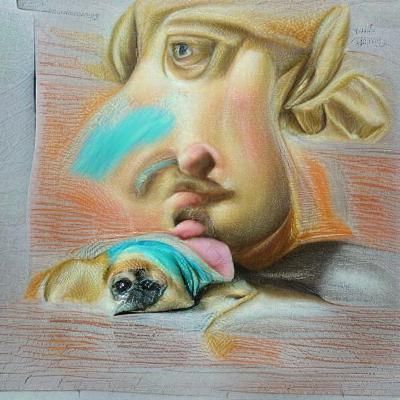 Abstract Image Generated From Empty Prompt