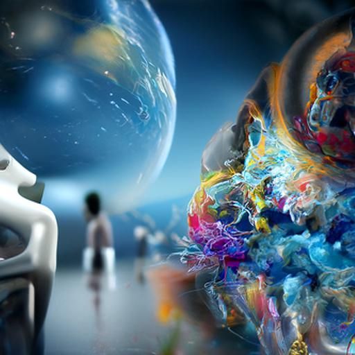 Sci-Fi Creator of a Simulated World in 8K