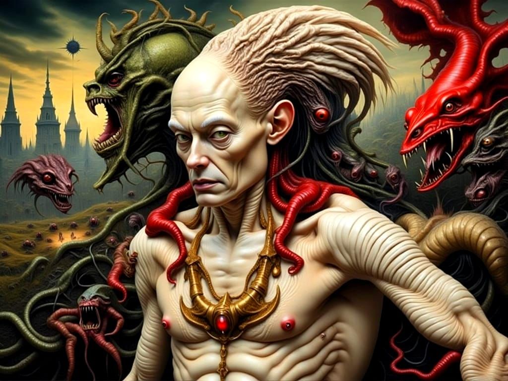 Surreal Cryptid Taxidermy Nightmare by Visionary Artists