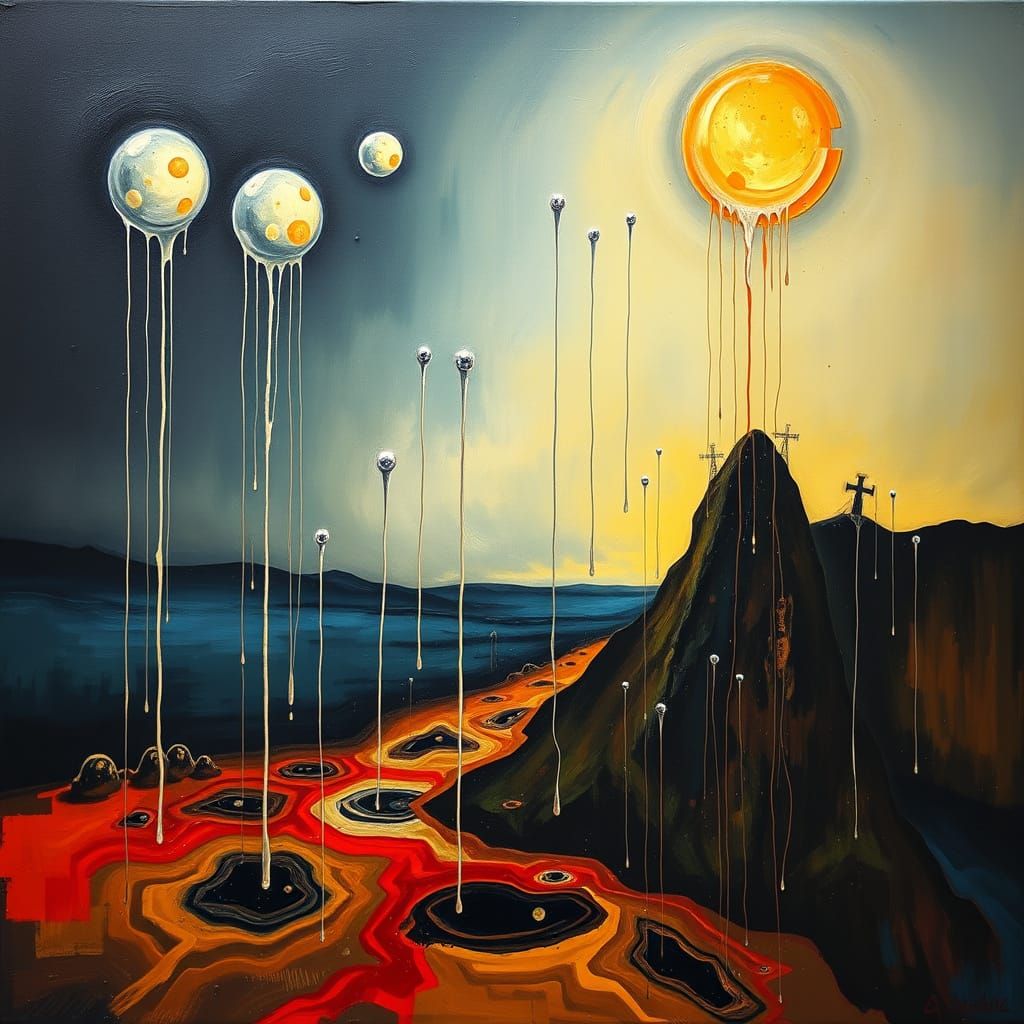 Surreal Weeping World in Dreamscape Style