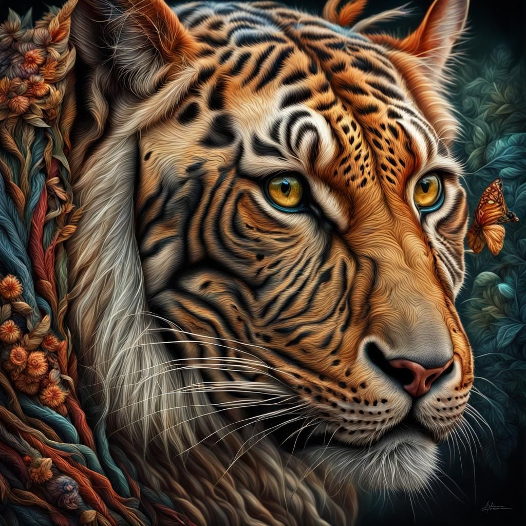 Interconnectedness of Life: A Hyperrealistic Depiction