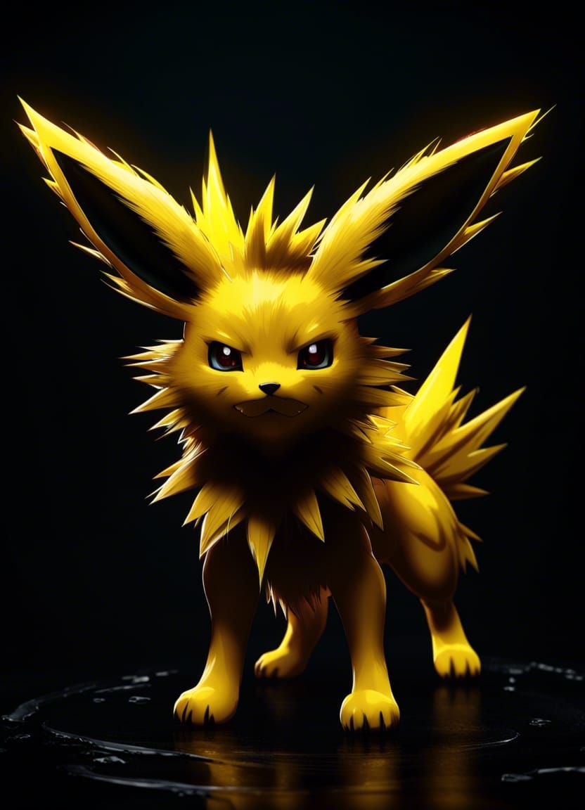 Ultra-Realistic Anime Jolteon Pokemon in 4K