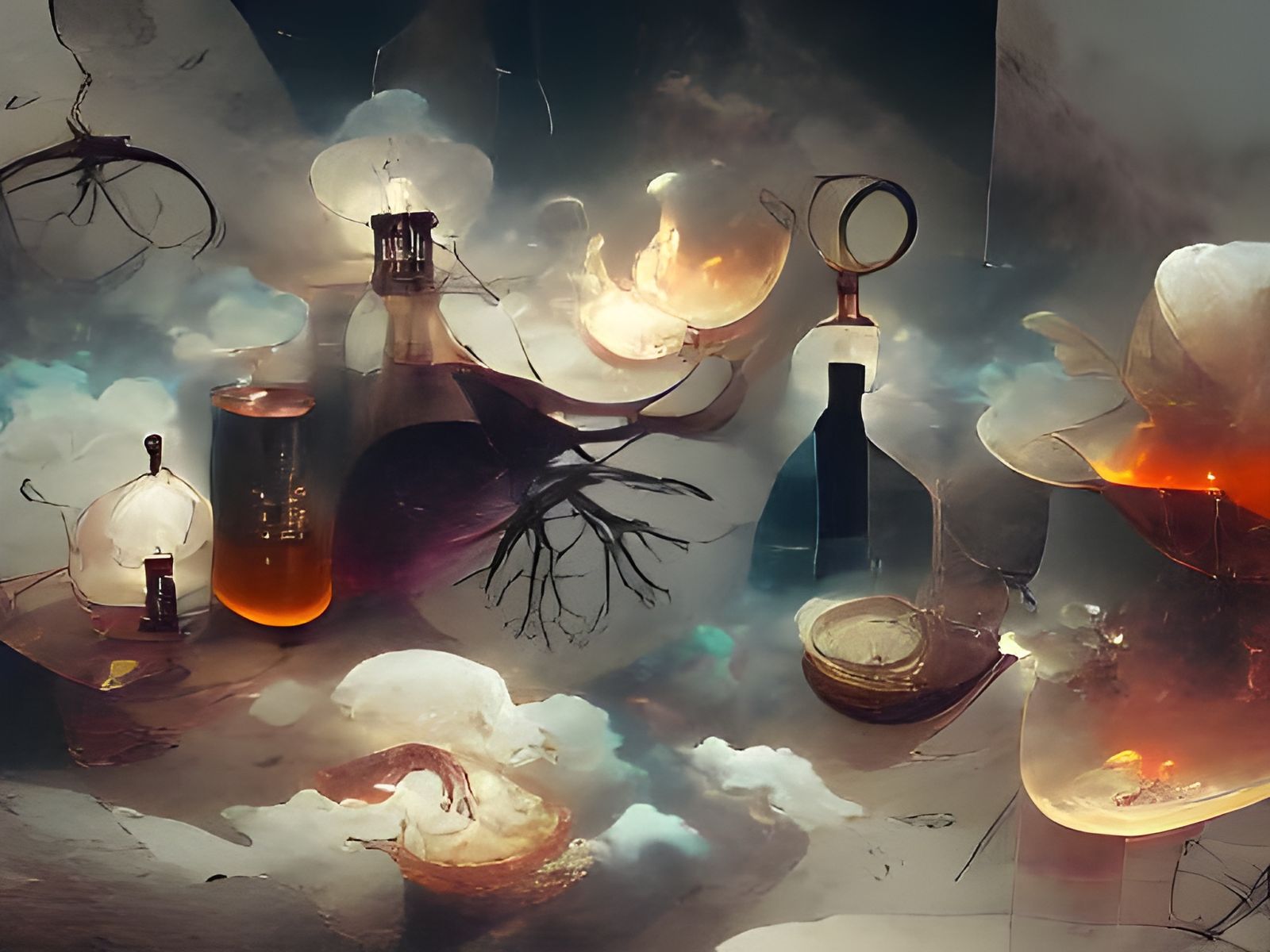 Ominous Fairytale Alchemy Concept Art