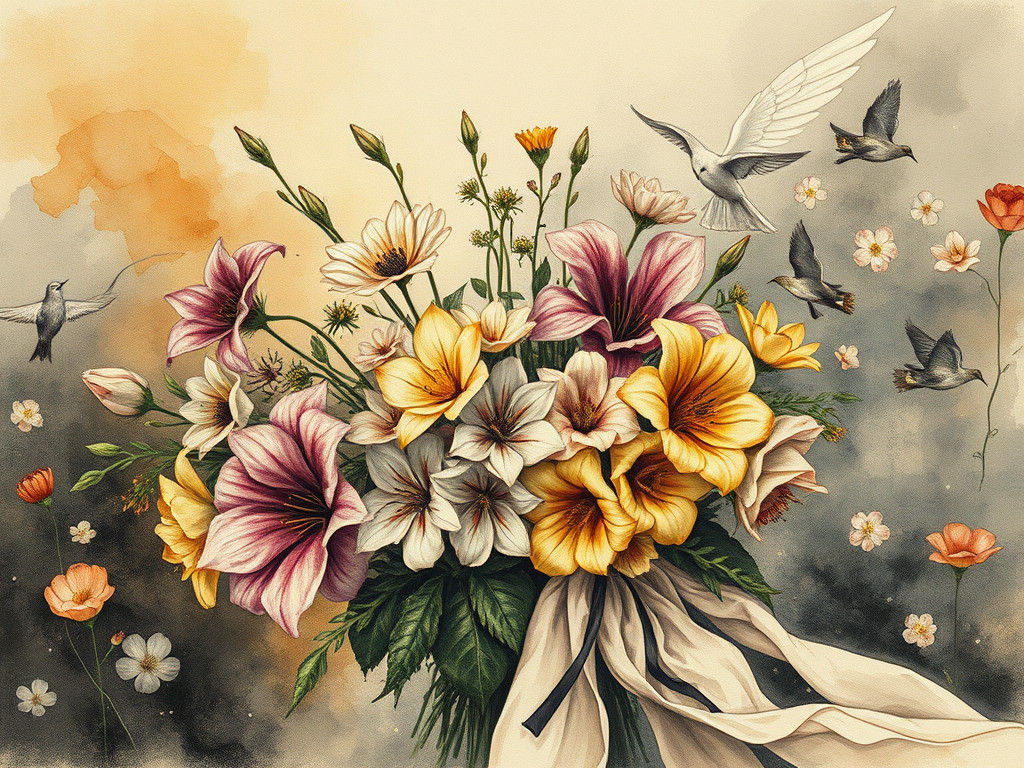 Magical Realism Bouquet in Mystical Garden