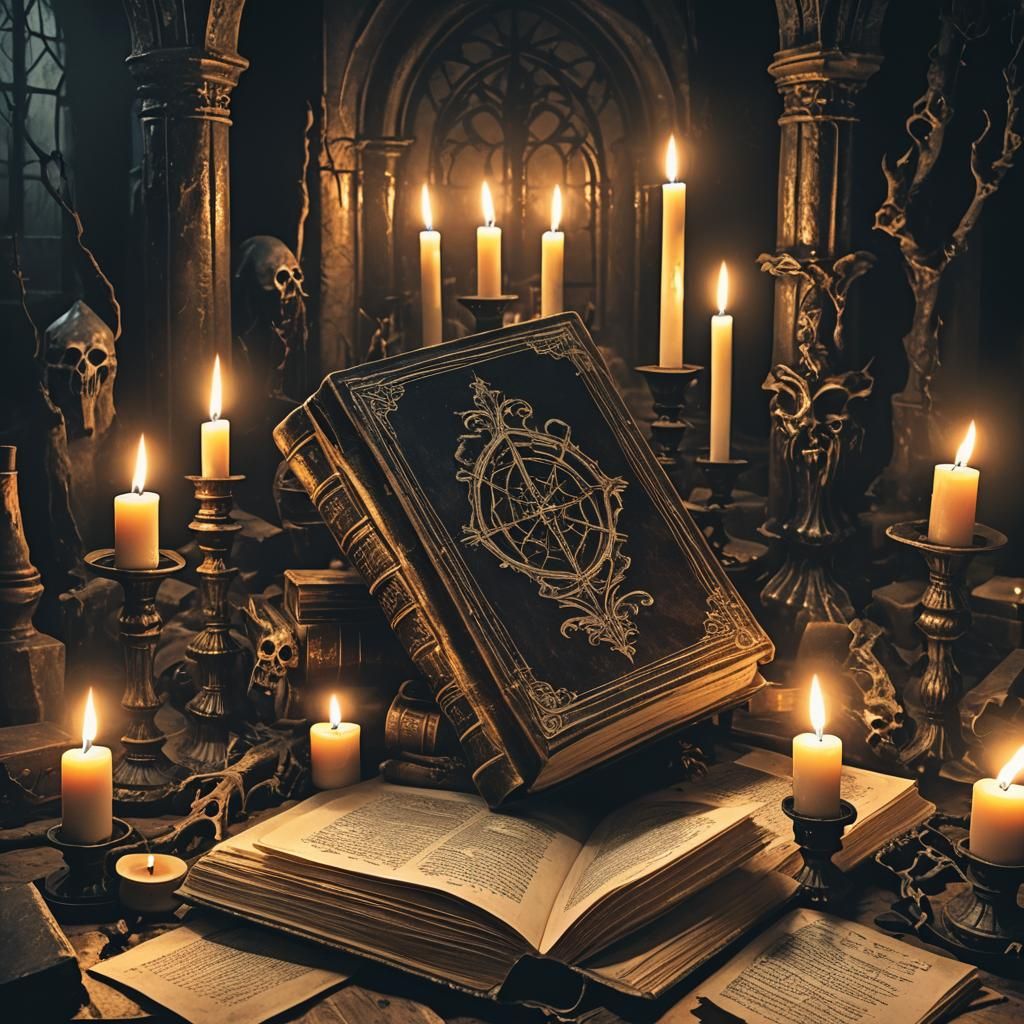 Eerie Gothic Book of Nightmarish Horrors