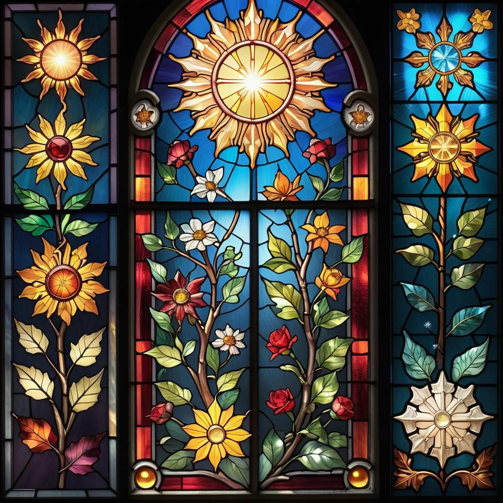Stained Glass Windows: Seasons in Light