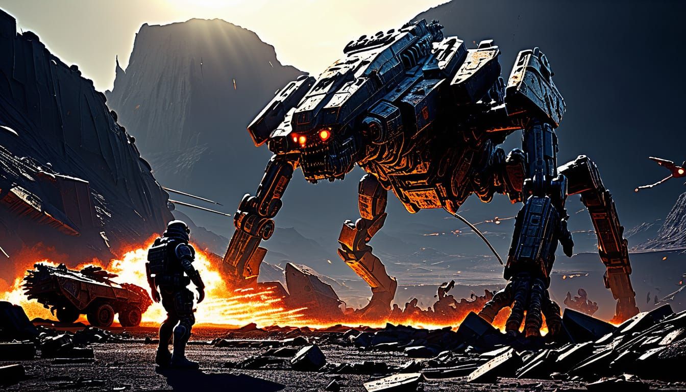 Battle-Scarred Commander Rises from the Ruins