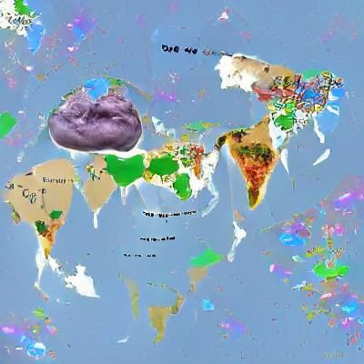 World Map Projection for the Year 2026