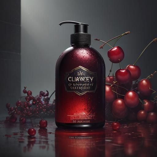 Cherry Jasmine Shower Gel: Detailed Matte Painting