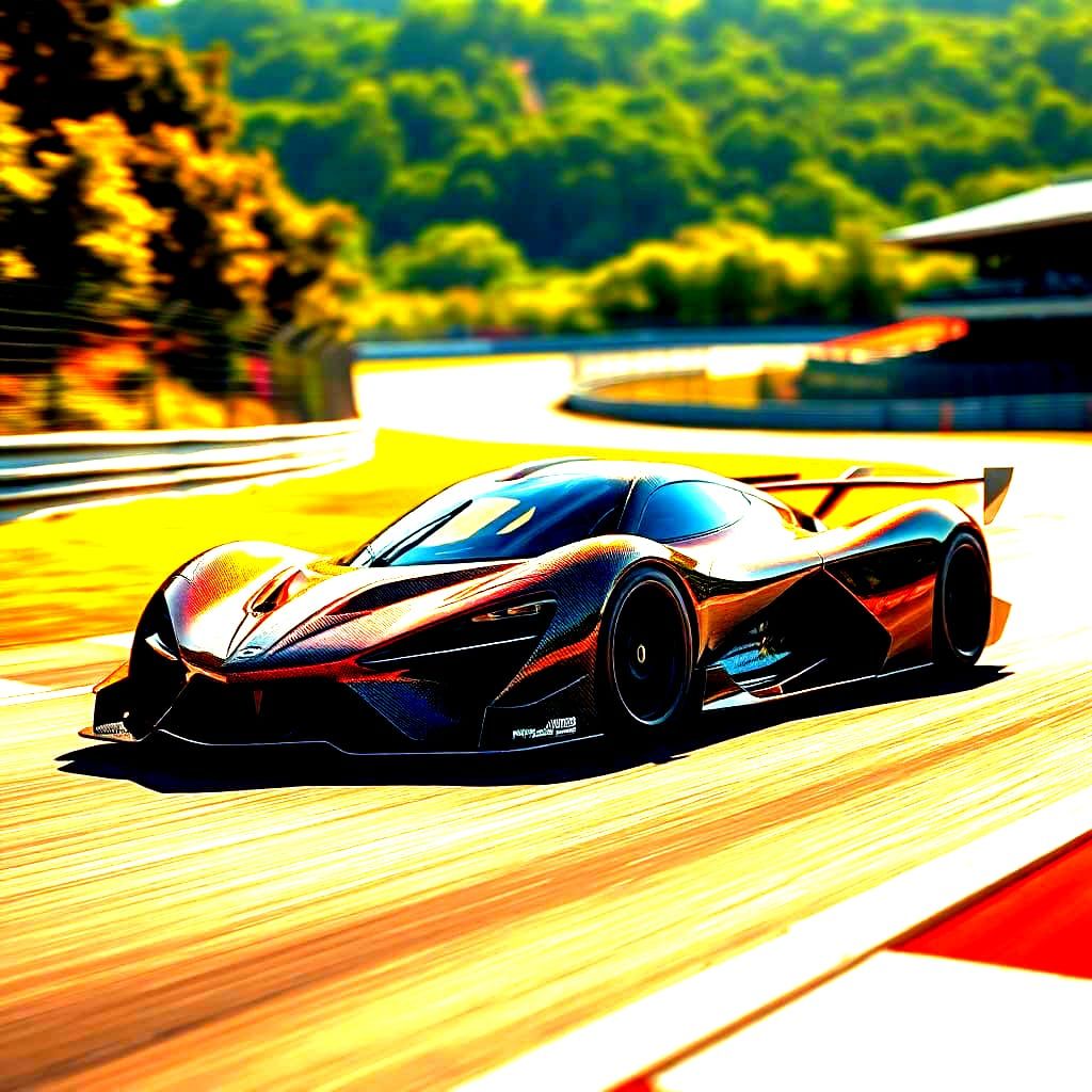 Hypercar on Racetrack: Professional Automotive Photography