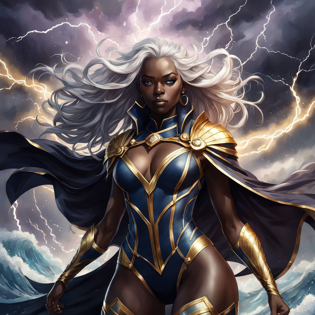 Storm, Majestic X-Men Heroine, Unleashes Her Power in a Swir...