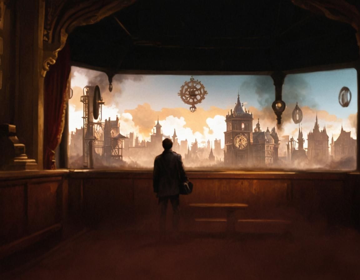 Ilvermorny Clocktower Classroom in a Victorian Train Car