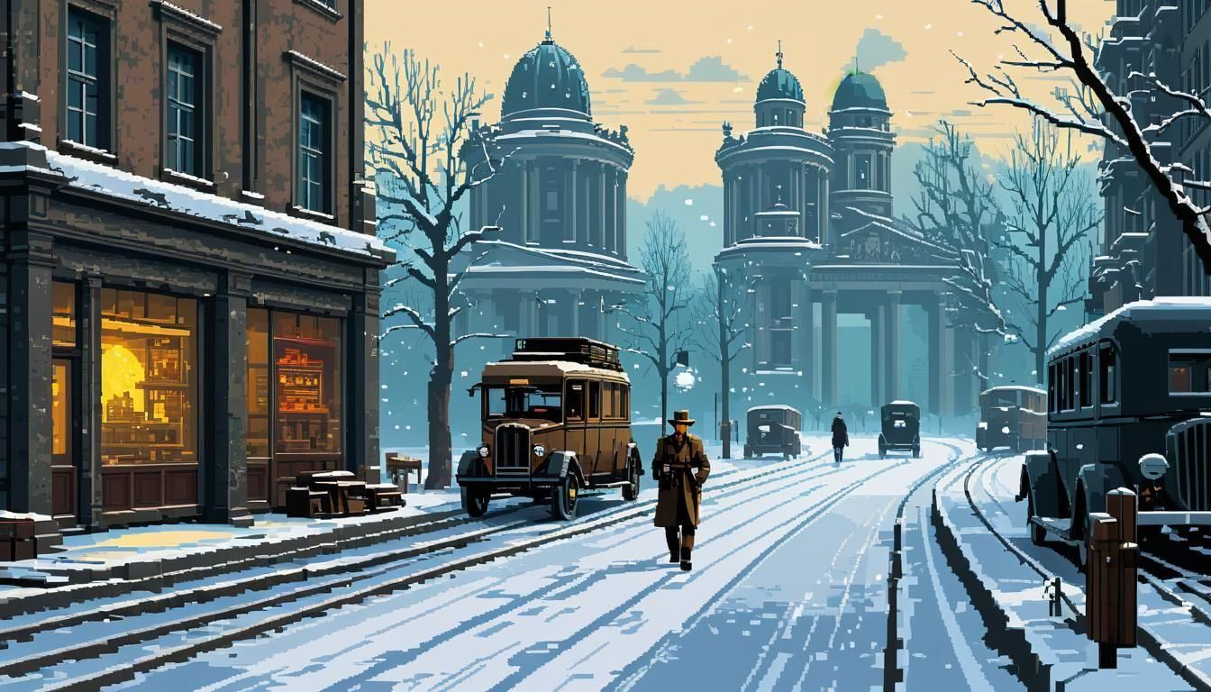 Indiana Jones in Berlin: 90s Pixel Art