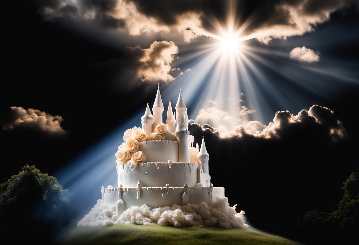 Castle Cake in Divine Sunshine