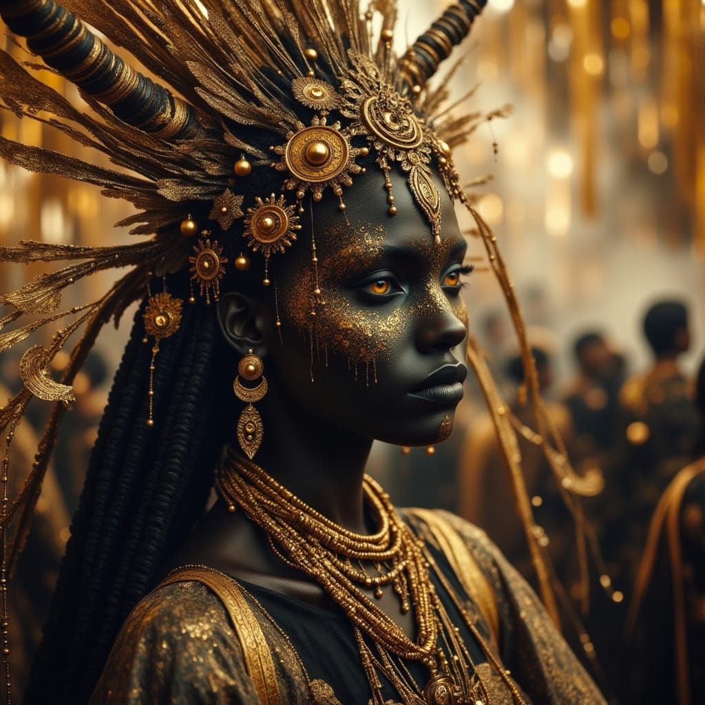 Regal Automata Leads Procession in Dramatic Digital Art