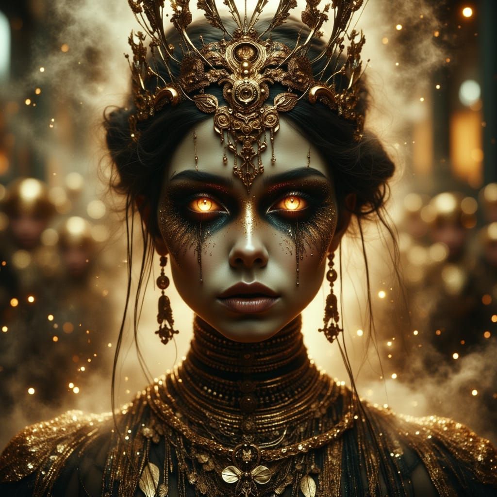 Regal Automata Leads Procession in Art Nouveau Style