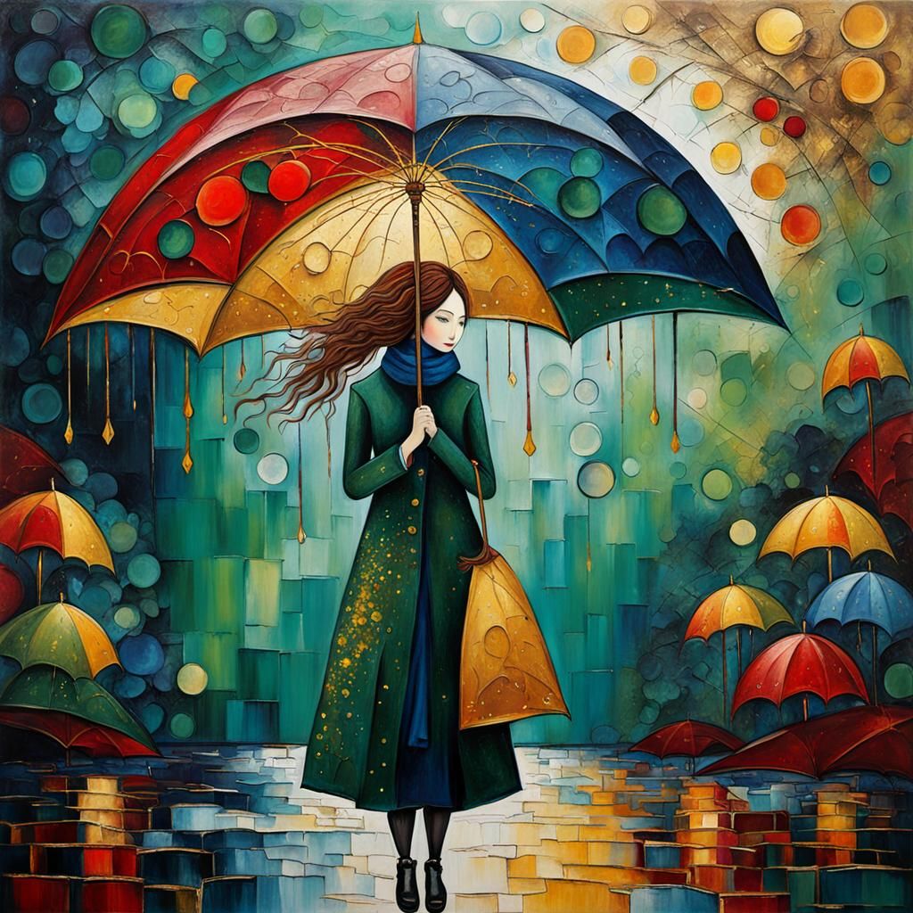 Woman wich umbrella