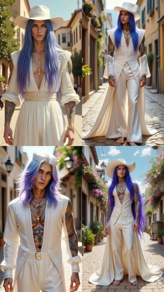 Queer Groom in Spanish Village on Wedding Day