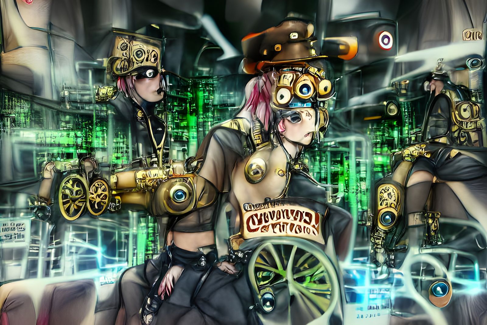 Cyber Revolution: Steampunk Concept Art