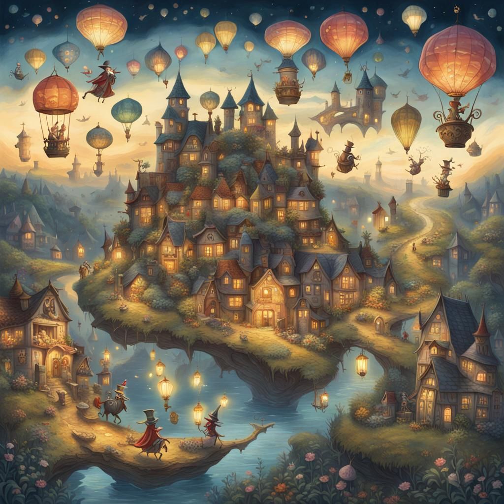 Fantastical Creatures Bring Magic to the Village