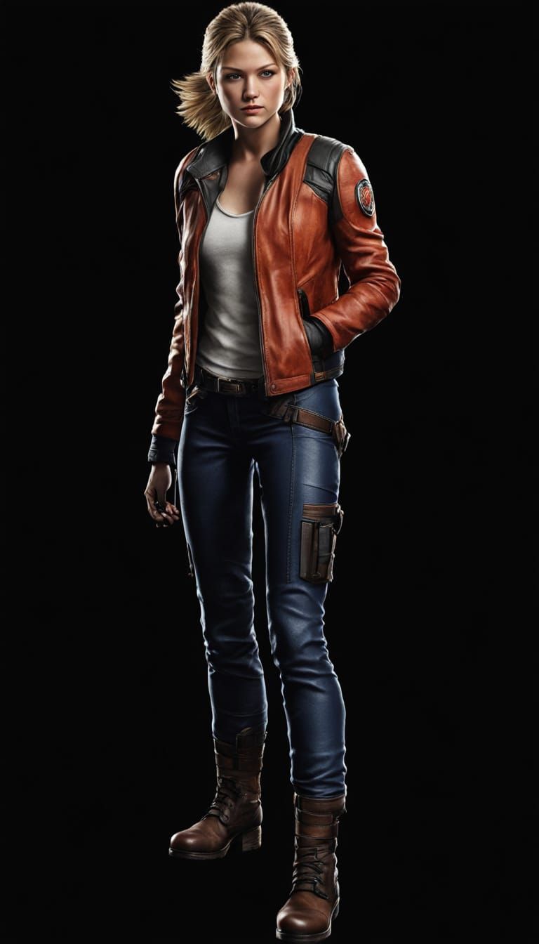 Ultrarealistic Grace Ashcroft in Raccoon City