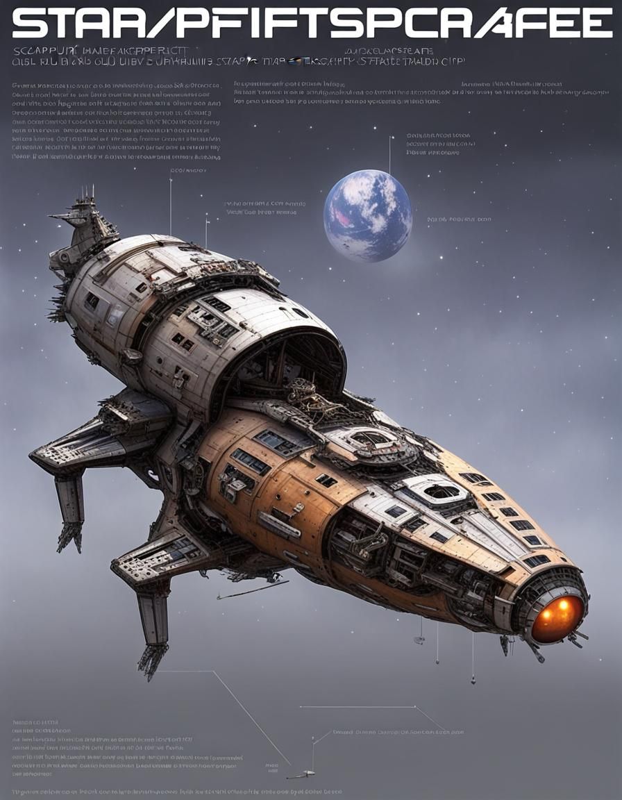 Scrap-Punk Spacecraft Built From Junked Starships