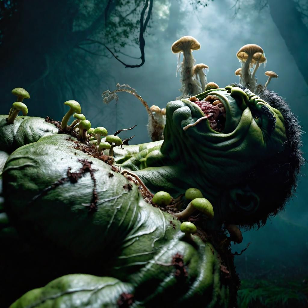 Grotesque Fungal Growth Infests the Hulk
