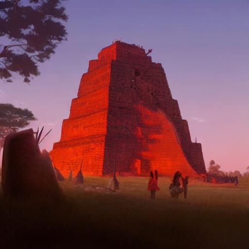 Tribal Masks and Sculptures in Hyperdetailed 3D Rendering