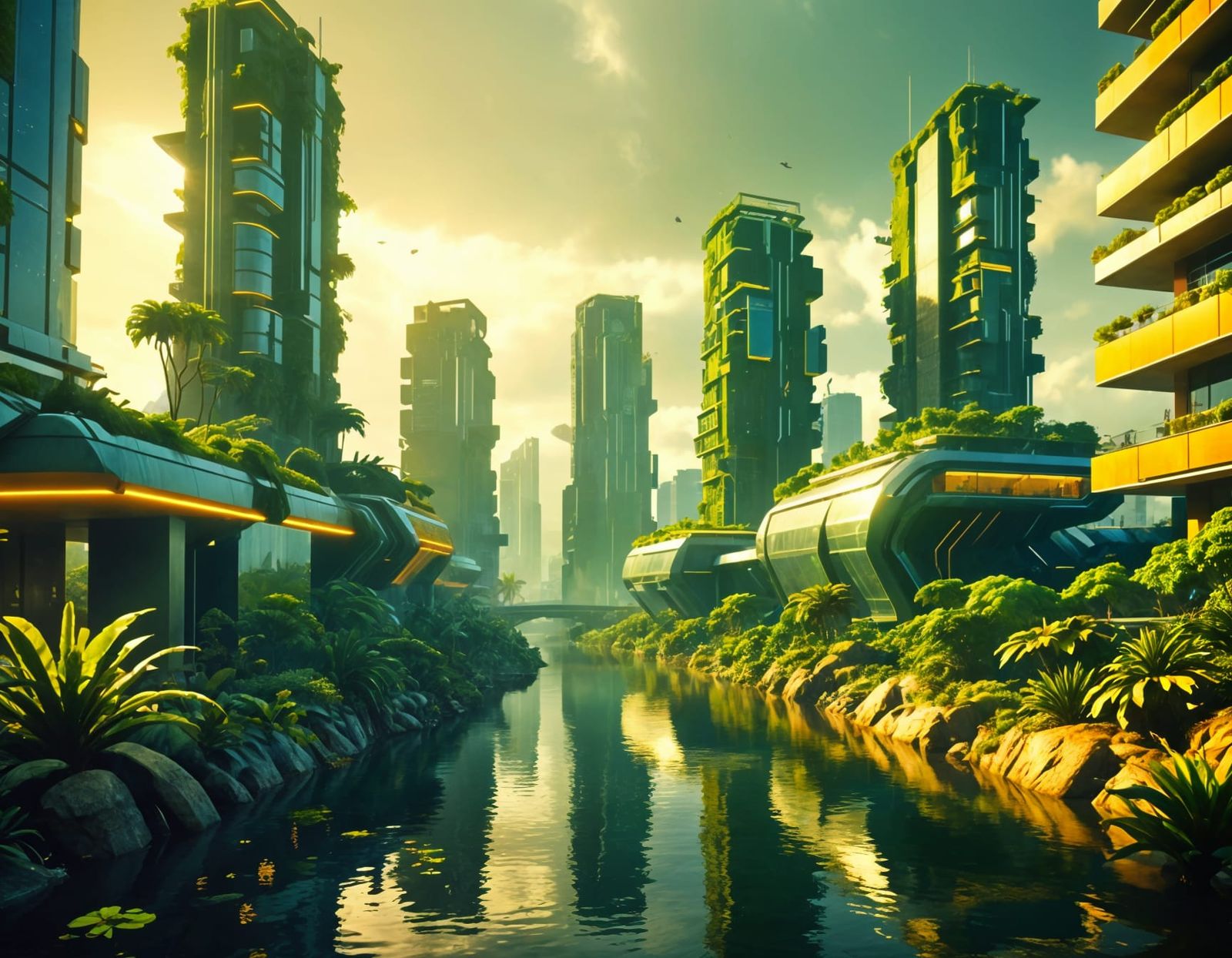 Mexico's Eco-Friendly Metropolis in a Distant Future