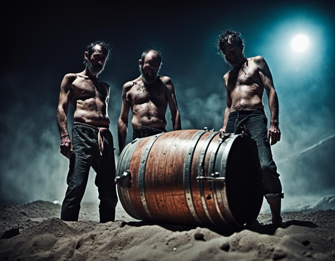 Pirates with Their Barrel