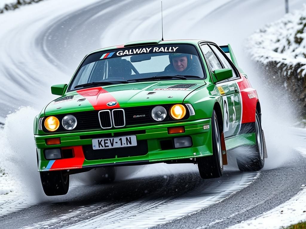 BMW M3 /  fun at the Galway Rally