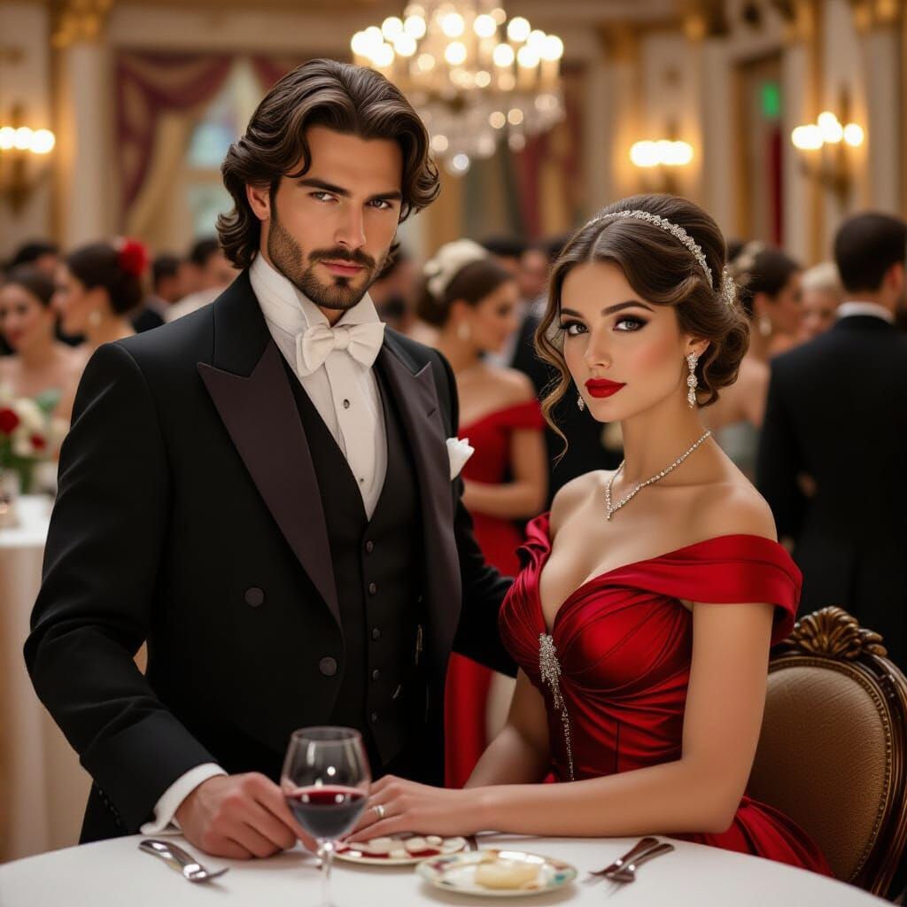 Victorian Ball: A Moment of Intense Elegance
