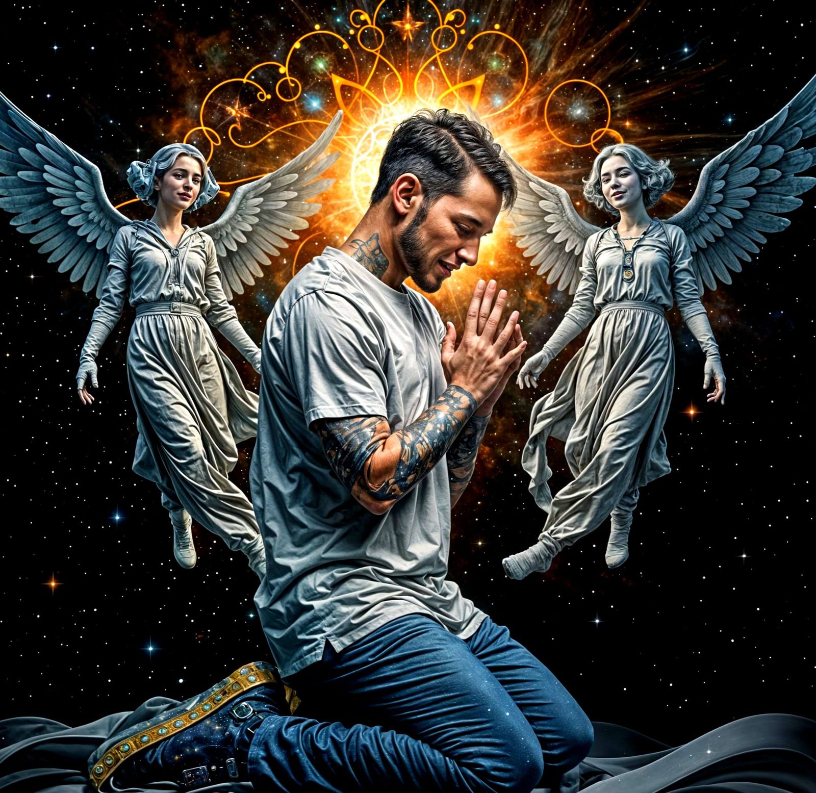 Galactic Interstellar Background with Vibrant Universe