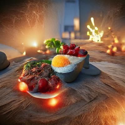 Delicious food invented by AI