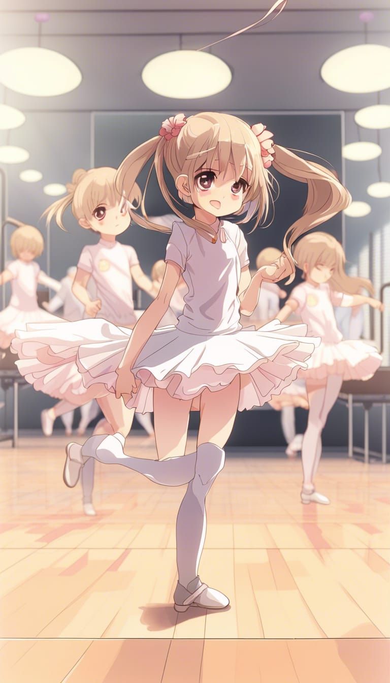 Anime Ballet: Gothic Girl Dances in Tokyo Classroom