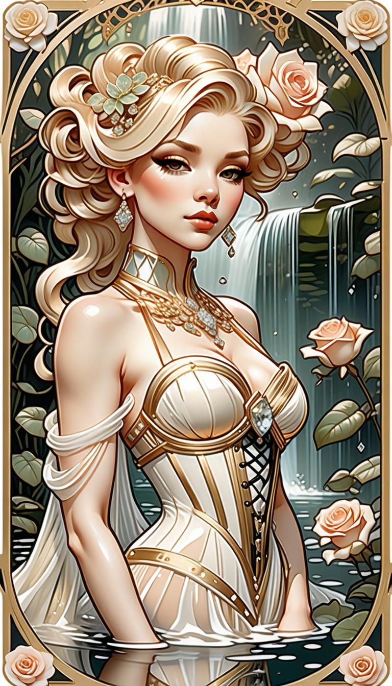 Chibi Masterpiece Aphrodite Bathing