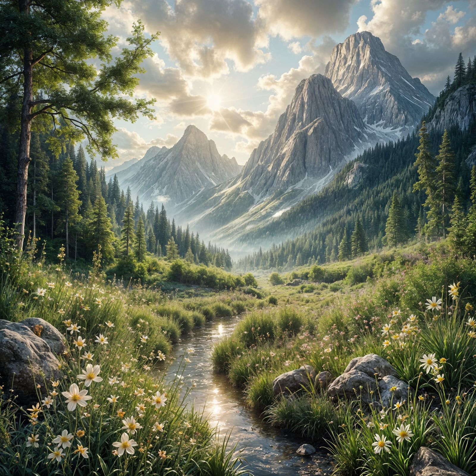 Vibrant New World Awakens with Lush Flora and Wildlife