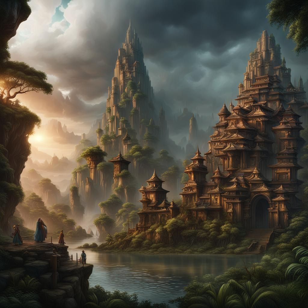 Kenyan Rainy Day Matte Painting in Unreal Engine