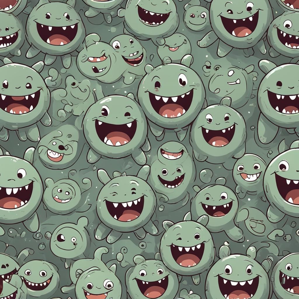 Simple and Cute Smiling Creature