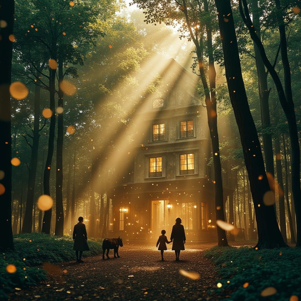 Bright Lights on Hyperrealistic Compound