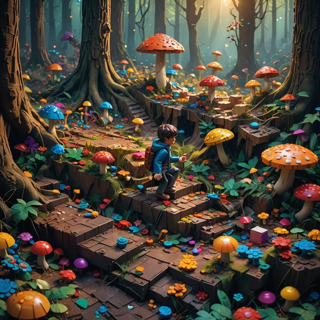 Mystical Forest Agony: Stepping on Legos