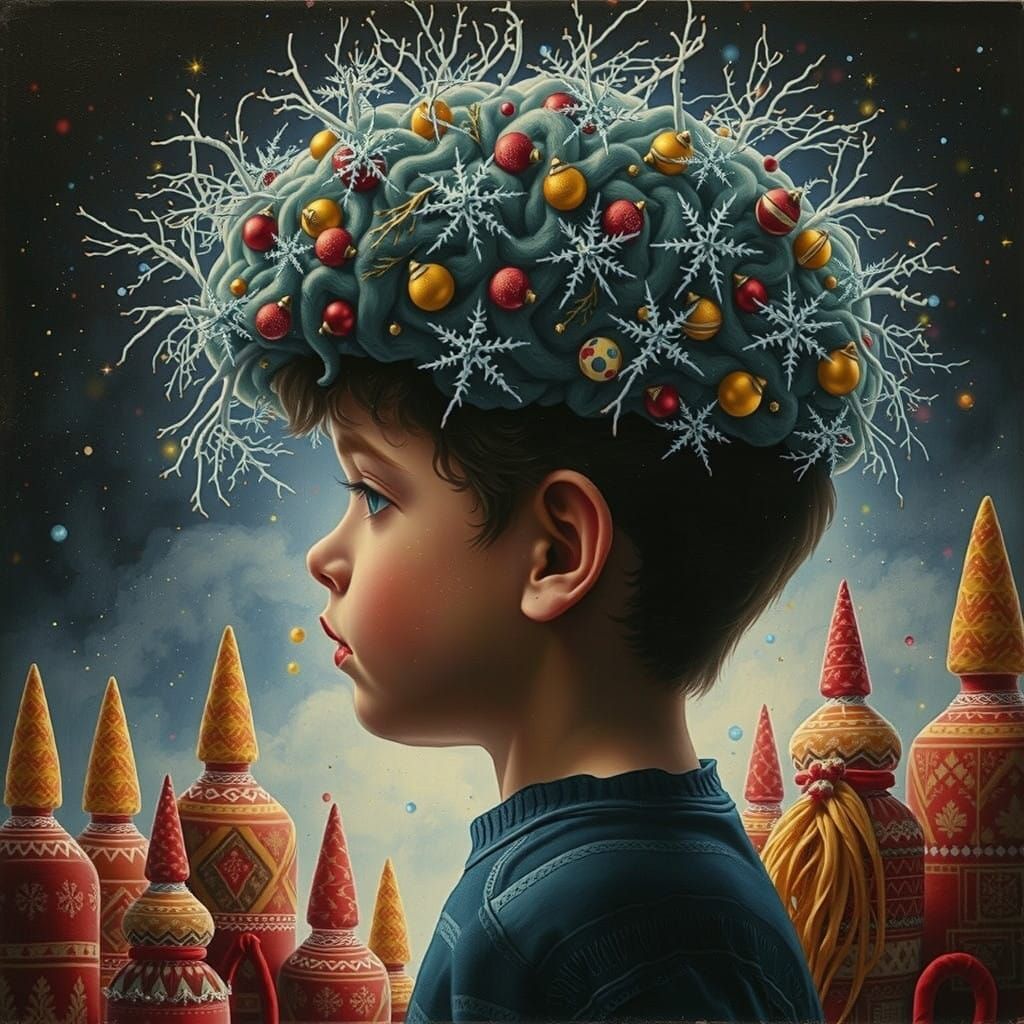 Make your own christmas hat they said, it will be fun they s...