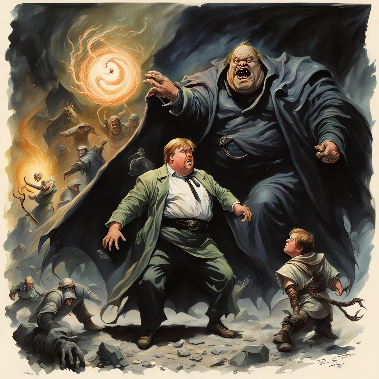 John Candy and Chris Farley Versus Mindflayer