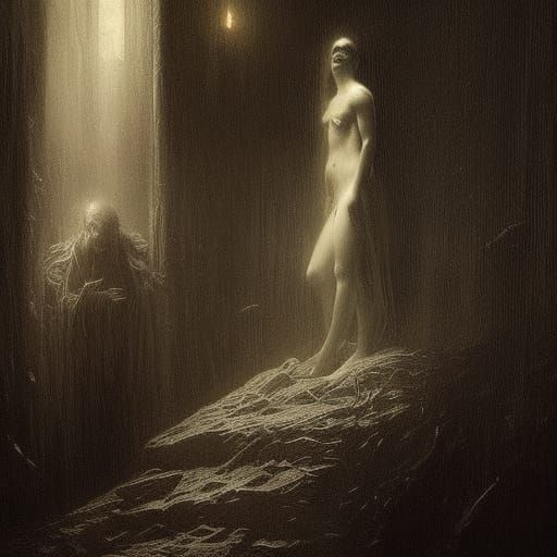 Hope Emerges: A Horror Scene Before Dawn