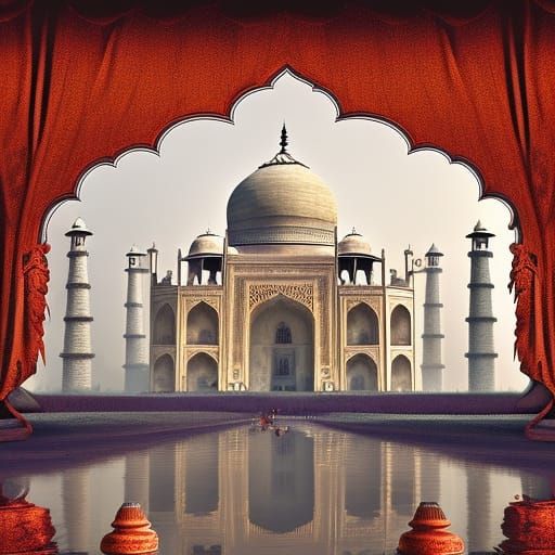 Epic Cinematic Digital Painting of India